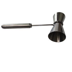 Double Candle Snuffer Put Out Candle Flame; Long Handle; Metal; Stainless Steel